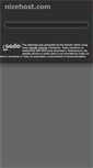 Mobile Screenshot of nicehost.com